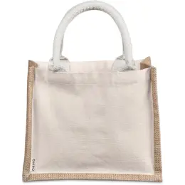 Okiyo Chinsai Mini Jute & Cotton Gift Bag Front